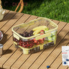 Multi-Layer Airtight Vegetable Storage Container with Drain Tray & Freshness Lock for Fridge and Kitchen