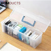 Multi-Purpose Storage Box with Handle – 6 Removable Compartments for Spices Cables Crafts & More