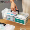 Multi-Purpose Storage Box with Handle – 6 Removable Compartments for Spices Cables Crafts & More