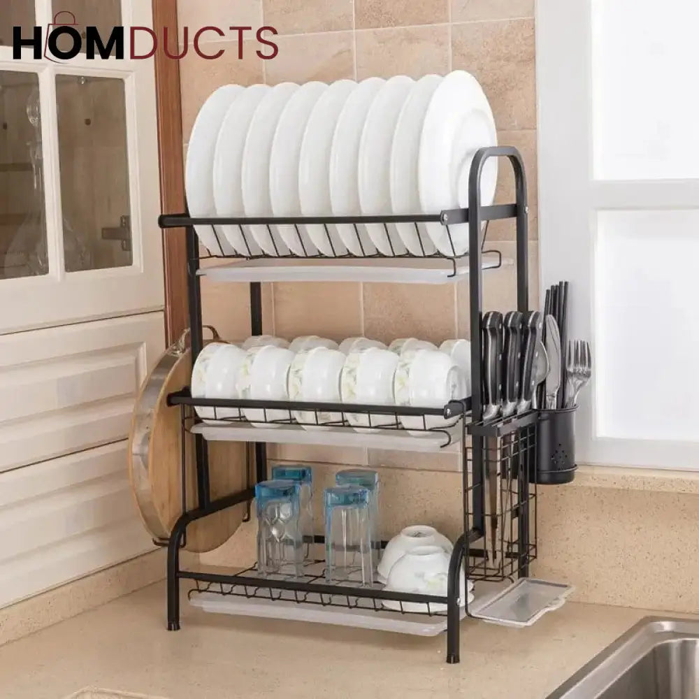 Multi Tier Dish Drain Rack 3