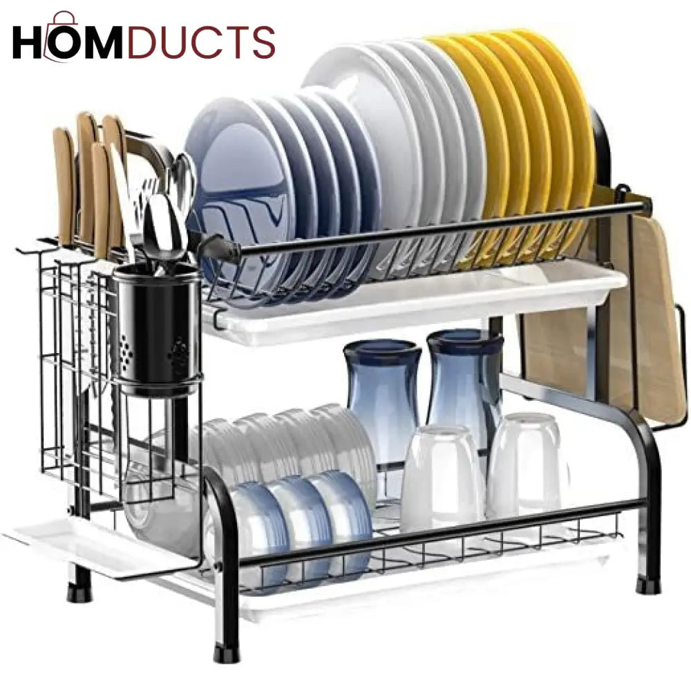 Multi Tier Dish Drain Rack