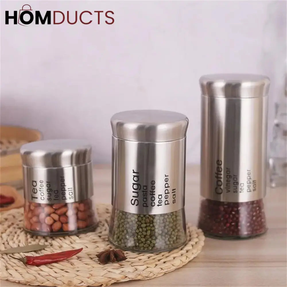 Multifucntional Creative Food Glass Jars