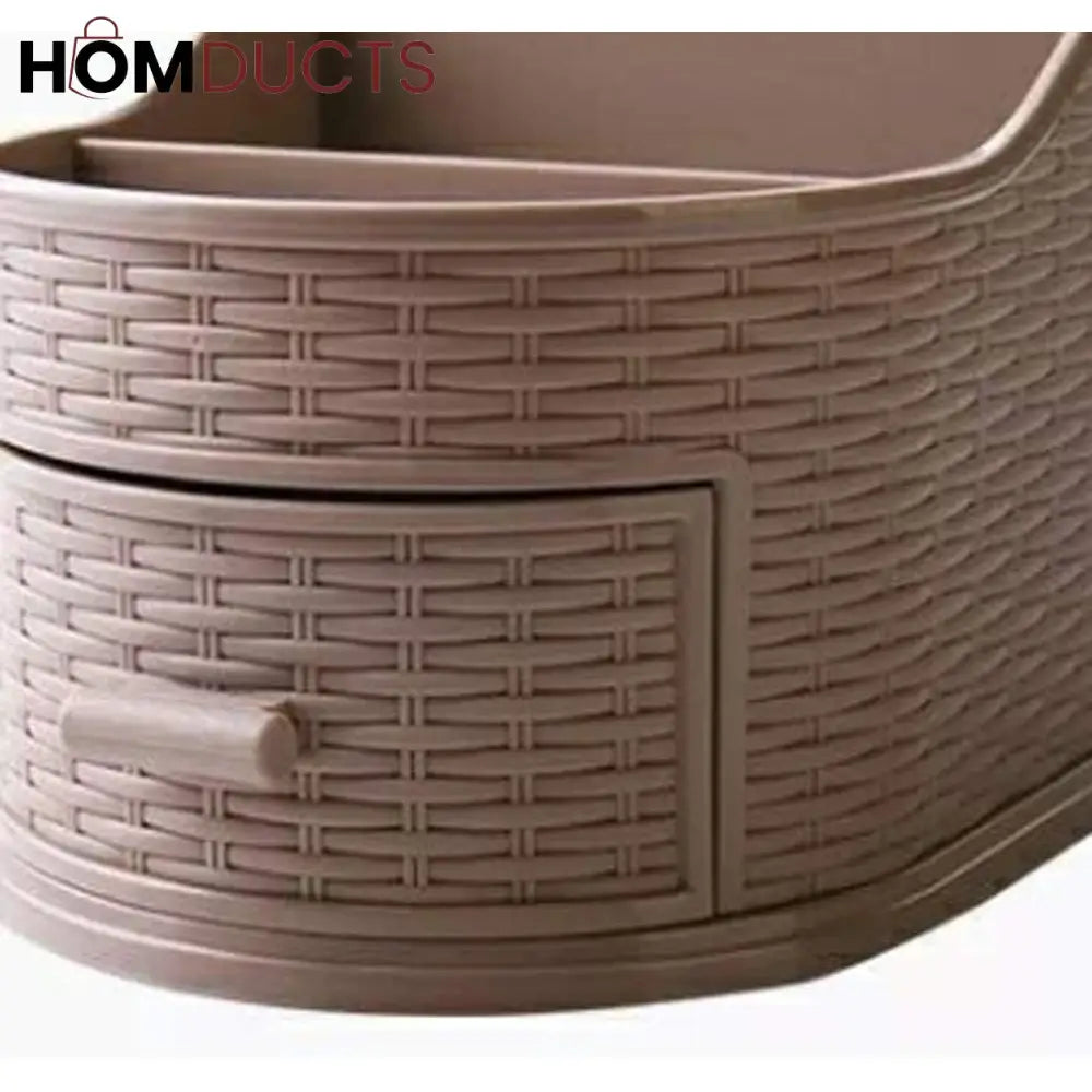 Multifunctional Desktop Storage Box & Organizer: Cosmetic, Makeup Brush, Home Office, Bathroom