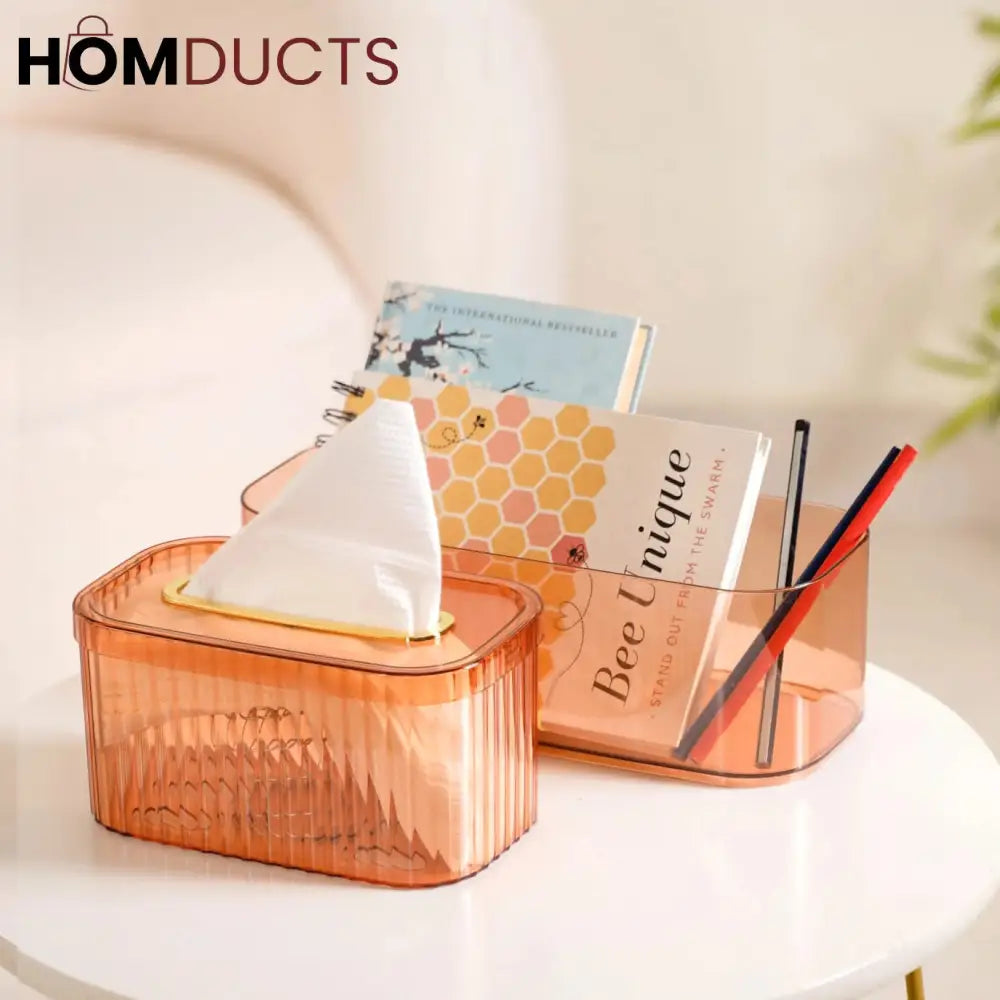 Multifunctional Desktop Tissue Box