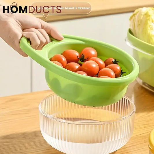 Multifunctional Double Layer Drain Bowl