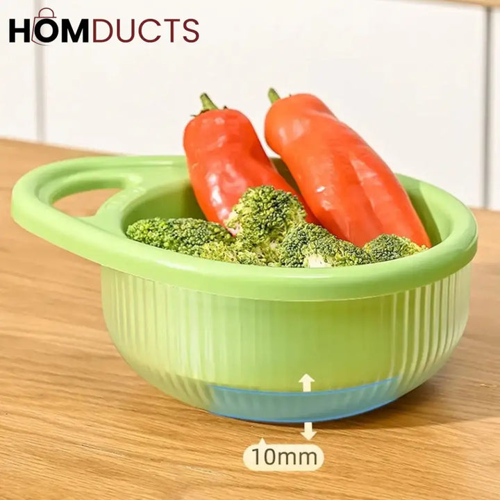Multifunctional Double Layer Drain Bowl