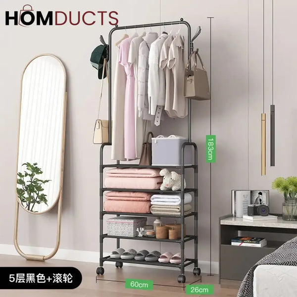 Multifunctional Multilayer Shoe And Cloth Rack