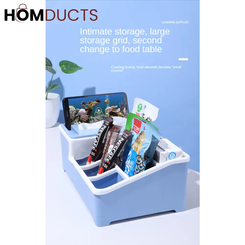 Multifunctional Tissue Storage Box J & C Organizer