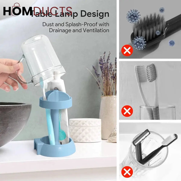Multifunctional Toothbrush Holder & Wash Cup: Bathroom Storage Rack