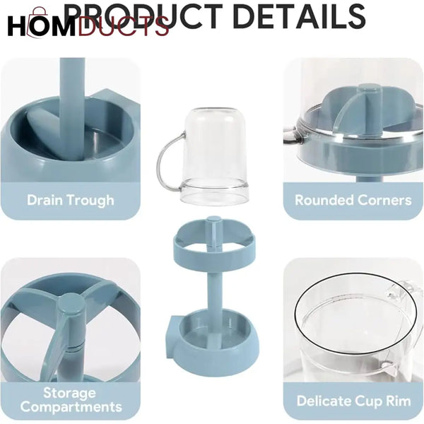 Multifunctional Toothbrush Holder & Wash Cup: Bathroom Storage Rack