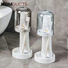 Multifunctional Toothbrush Holder with Quick-Dry Cup & Toothpaste Organizer