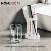 Multifunctional Toothbrush Holder with Quick-Dry Cup & Toothpaste Organizer