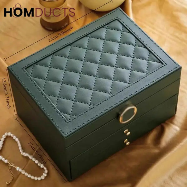 Multilayer High-end Jewelry Organizer With Lock