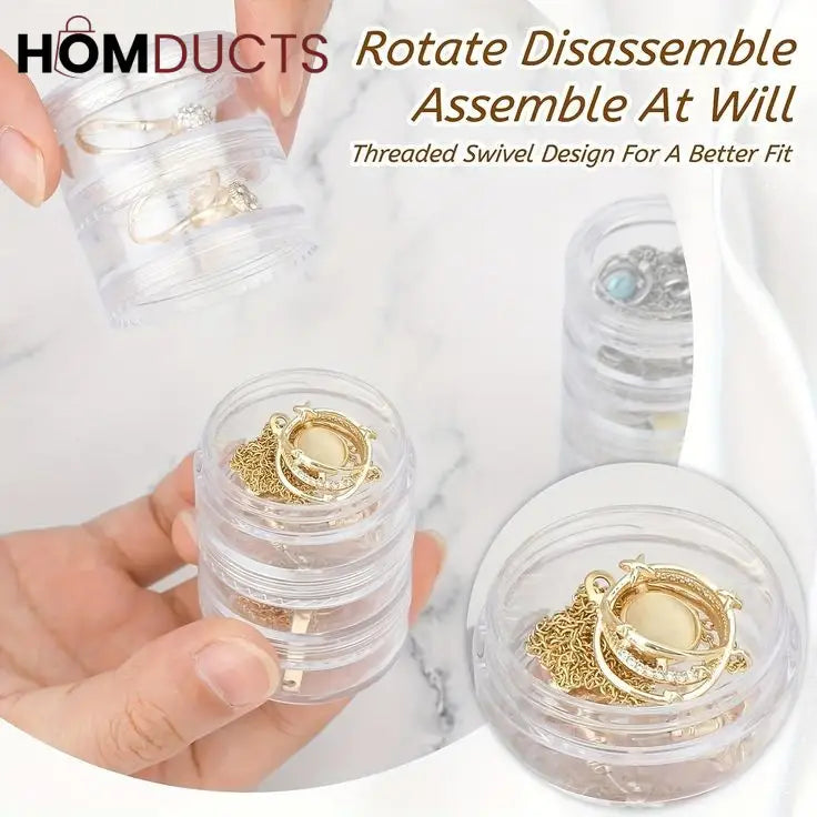 Multilayer Mini Jewelery Box J & C Organizer