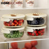 Multipurpose Fruit Storage Container with Built-in Strainer and Handle - Fresh Produce Washer and Drainer Bowl