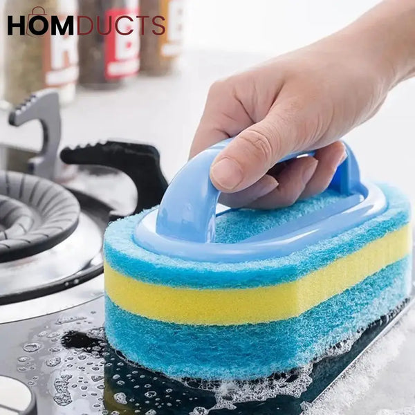 Multipurpose Sponge Brush With Handle