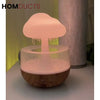 Mushroom Rain Humidifier With Night Light