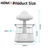 Mushroom Rain Humidifier With Night Light