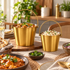 Gold Stainless Steel Serving Balti
