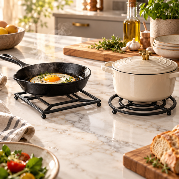 Black Iron Trivet Pot Holder