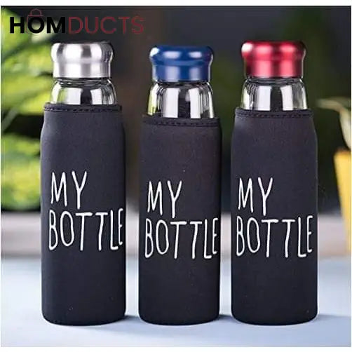 My Bottle Glass Water With Cover