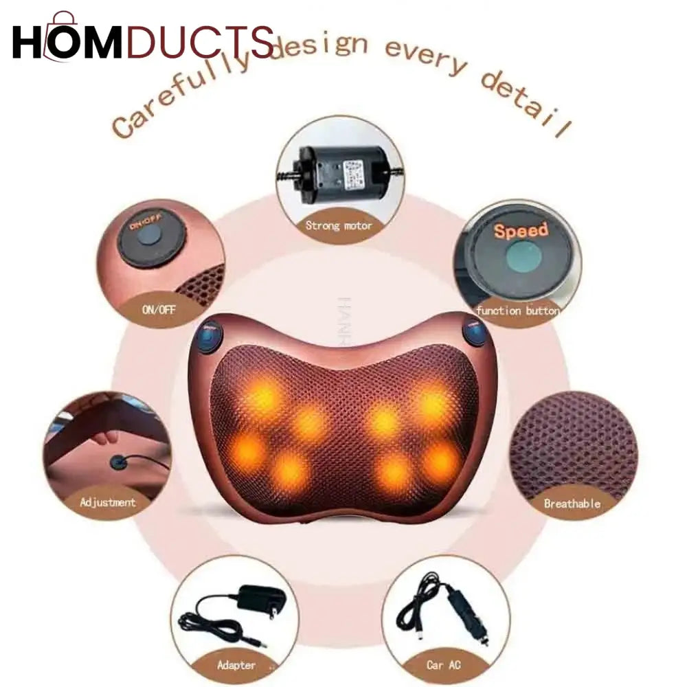 Neck And Back Pillow Massager