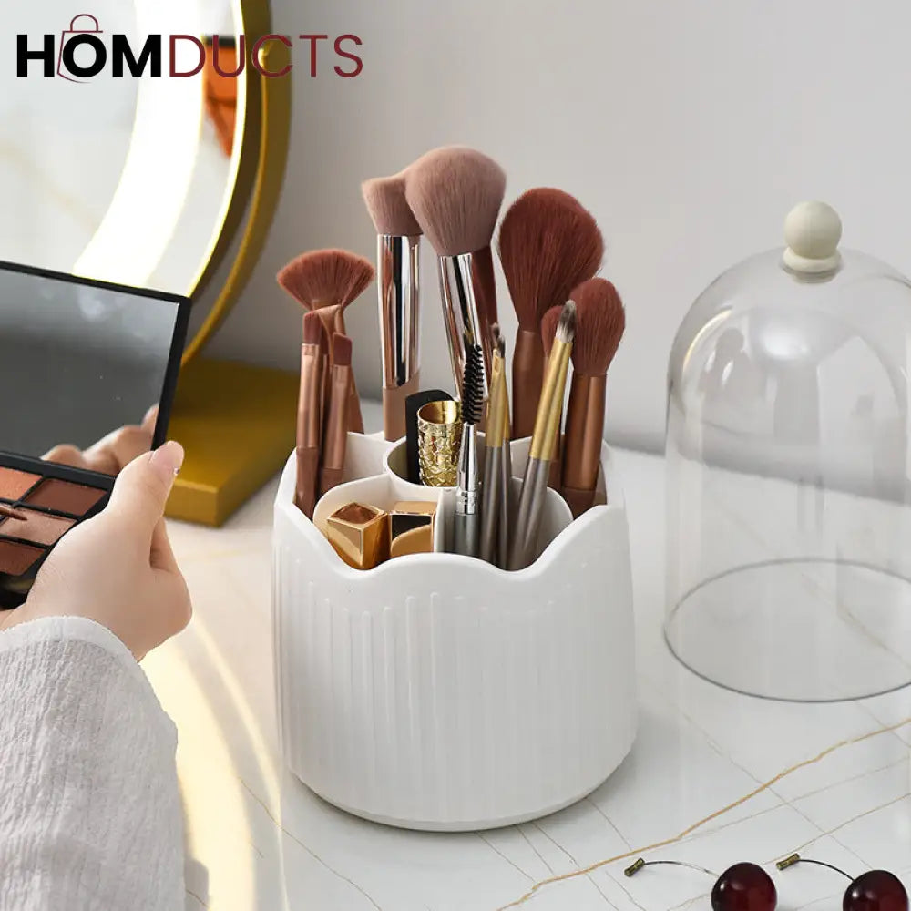 New 360° Rotating Makeup Brush Holder J & C Organizer