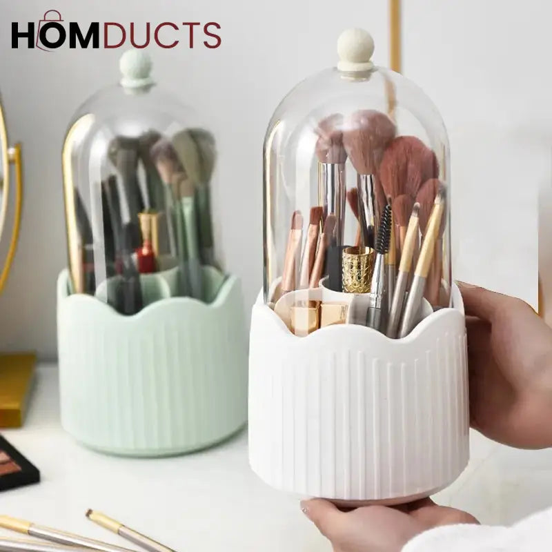 New 360° Rotating Makeup Brush Holder J & C Organizer