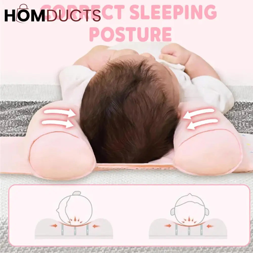 New born Anti Twisting Head Pillow