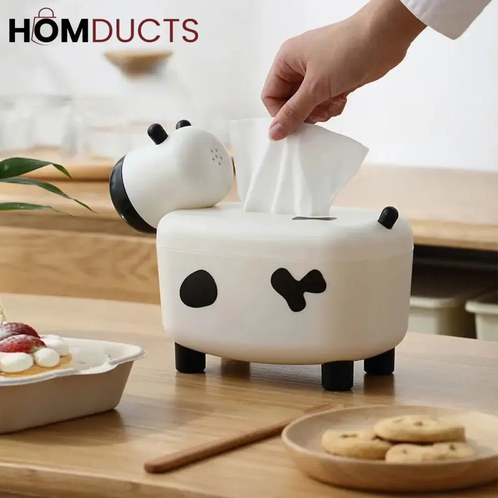 New Creative Desktop Tissue Box With Toothpick Holder