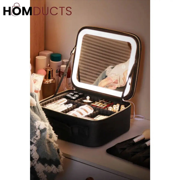 New Led Cosmetic Bag With Mirror