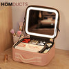 New Led Cosmetic Bag With Mirror