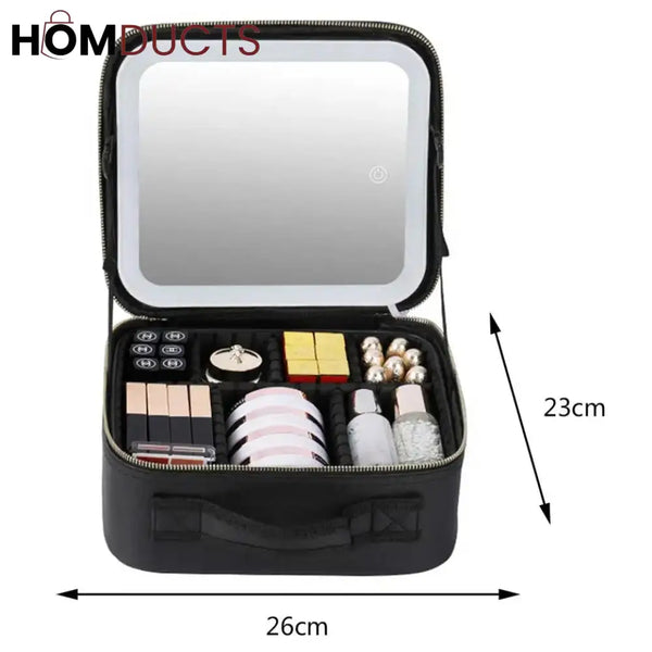 New Led Cosmetic Bag With Mirror