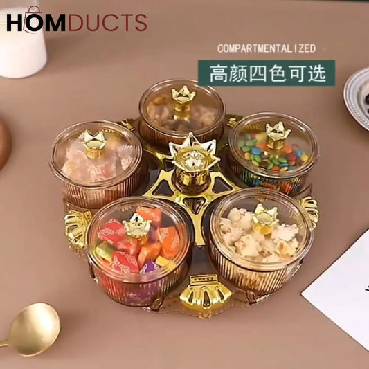 New Luxury Rotating Dry Fruit Dish