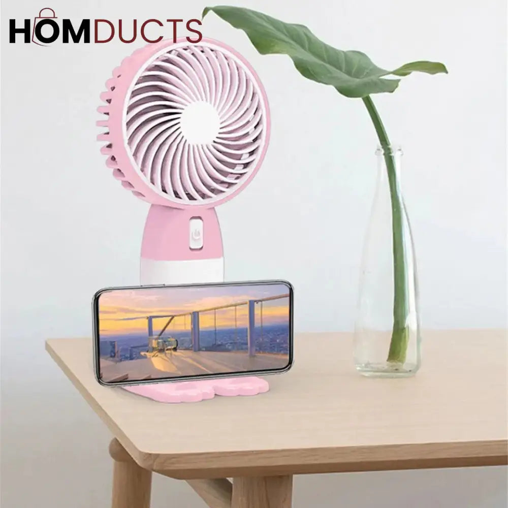 New Mini Fan With Mobile Stand