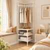 Space-Saving Corner Garment Shelf | Homducts.pk