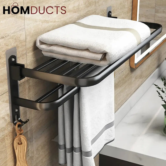 No Drilling Movable Towel Rack