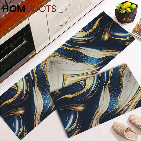 Non Slip 2Pcs Floor Mat Style 16