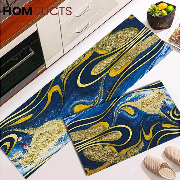 Non Slip 2Pcs Floor Mat Style 17