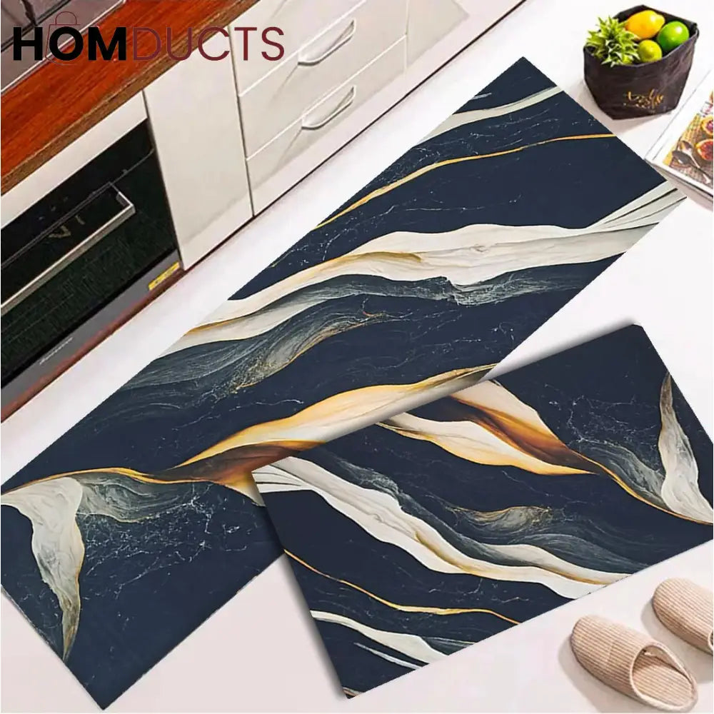 Non Slip 2Pcs Floor Mat Style 20