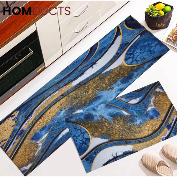 Non Slip 2Pcs Floor Mat Style 7