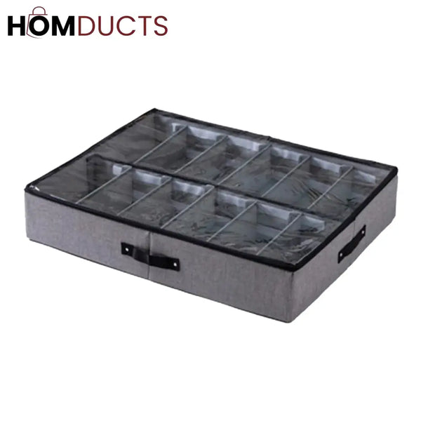 Non Wooven Under Bed Shoes Organizer