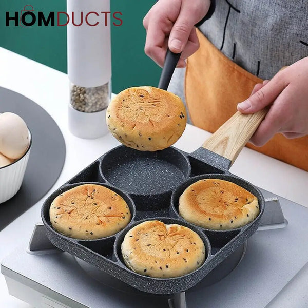 Nonstick Four Portion Frying Pan