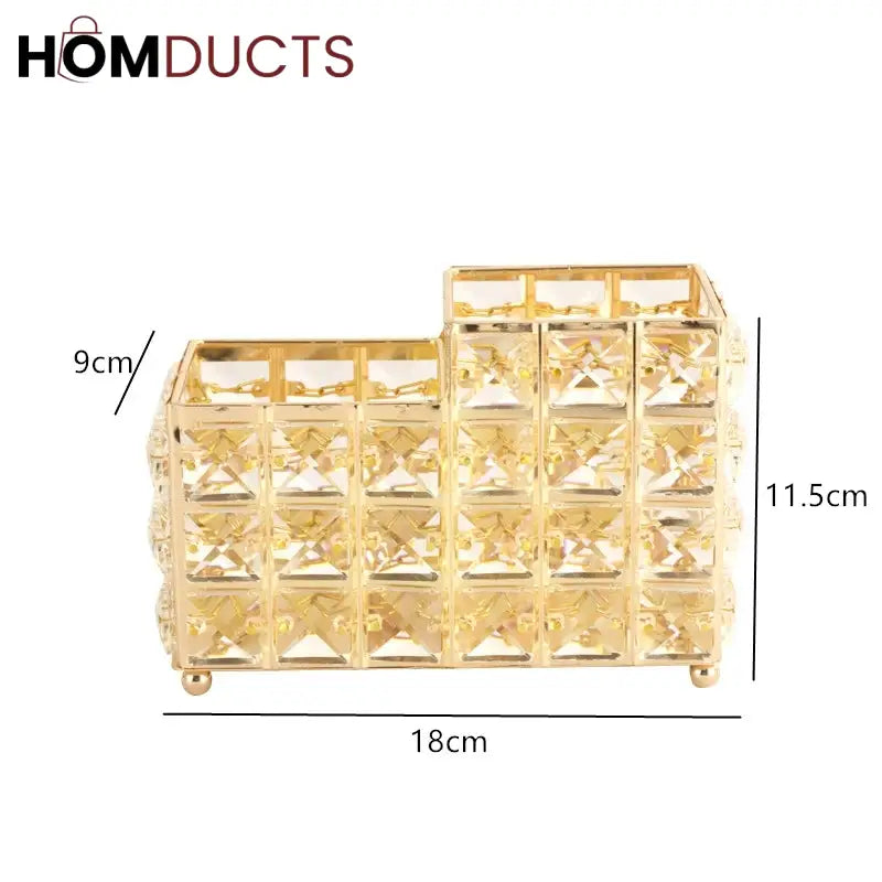 Nordic Crystal Makeup Brush Holder