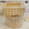 Nordic Crystal Tissue Box With Dustbin