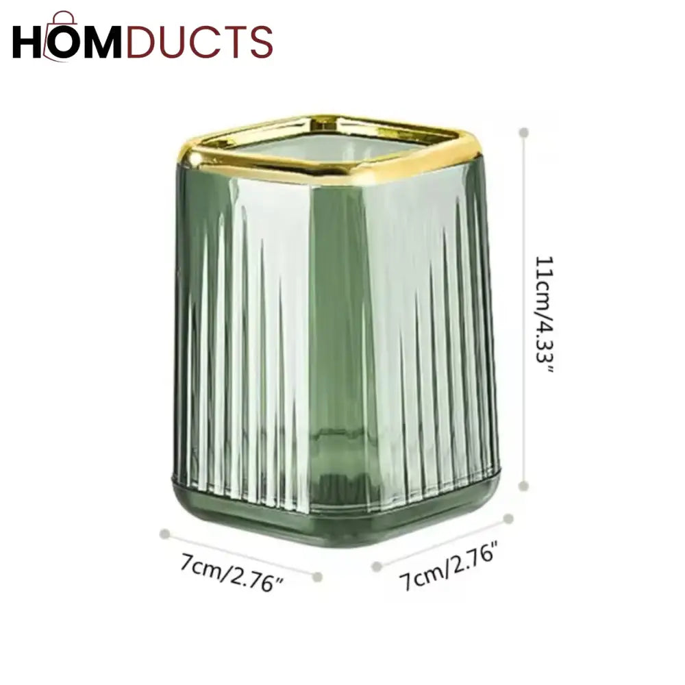 Nordic Elegance Makeup Brush Holder | Stylish Desk Organizer