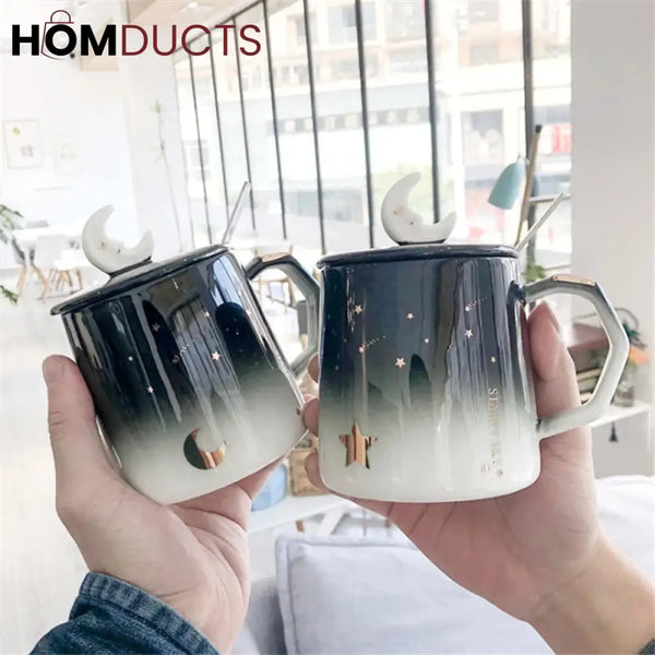 Nordic Starry Sky Ceramic Mug