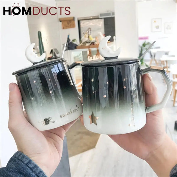 Nordic Starry Sky Ceramic Mug