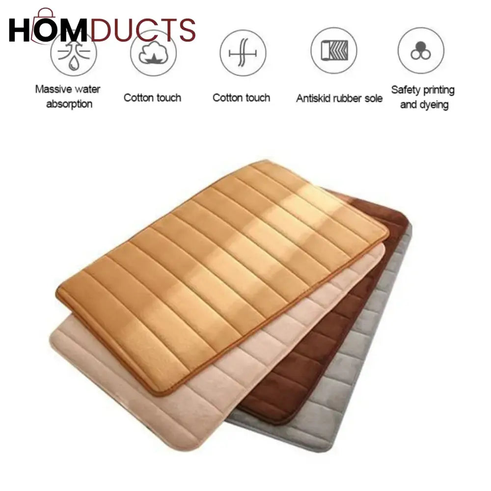 Nordic Super Absorbent Bathroom And Door Matt