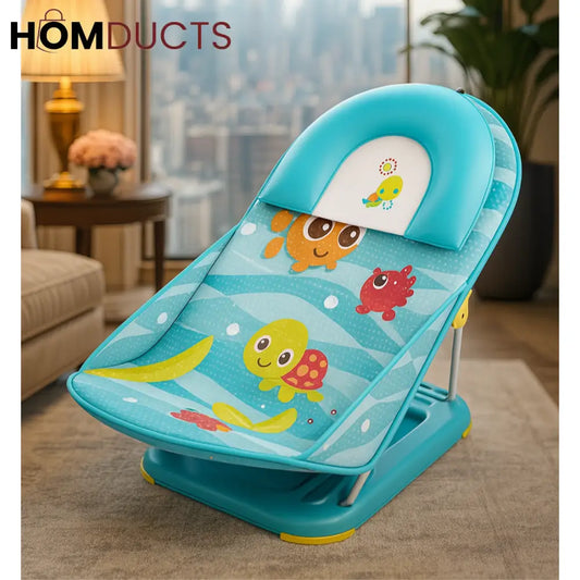 Ocean Adventure Baby Bouncer – Adjustable Infant Seat with Marine Print